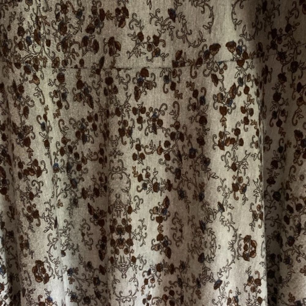 Bohemian WOMAN KNITWEAR FLORAL LONG DRESS SIZE XL - Picture 6 of 9